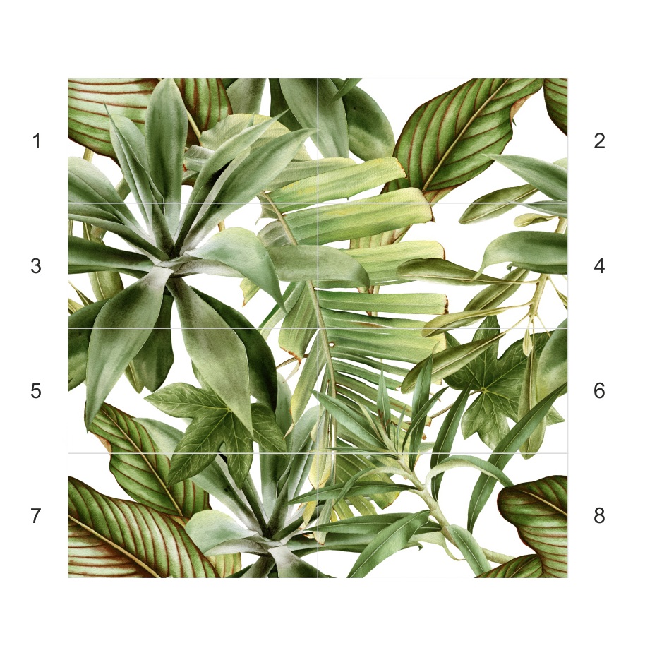 Obraz Wielkoformatowy Ceramiczny Dominikana Green 120x120 - obrazek 2