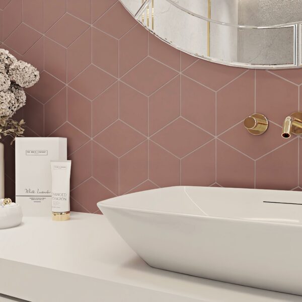 Mozaika Romb Pink Mat