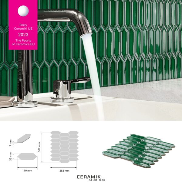 Mozaika Sorrento Emerald