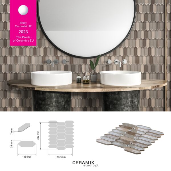 Mozaika Sorrento Taupe Blend