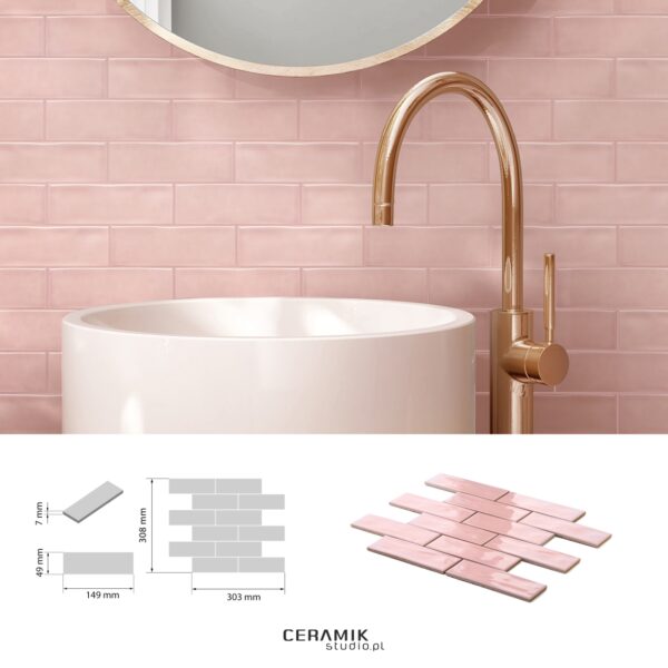 Mozaika Venice Pink