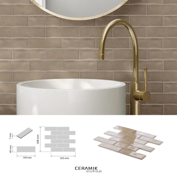 Mozaika Venice Taupe