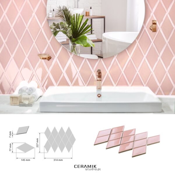 Mozaika Unique Pink