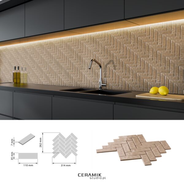 Mozaika Vibrant Taupe