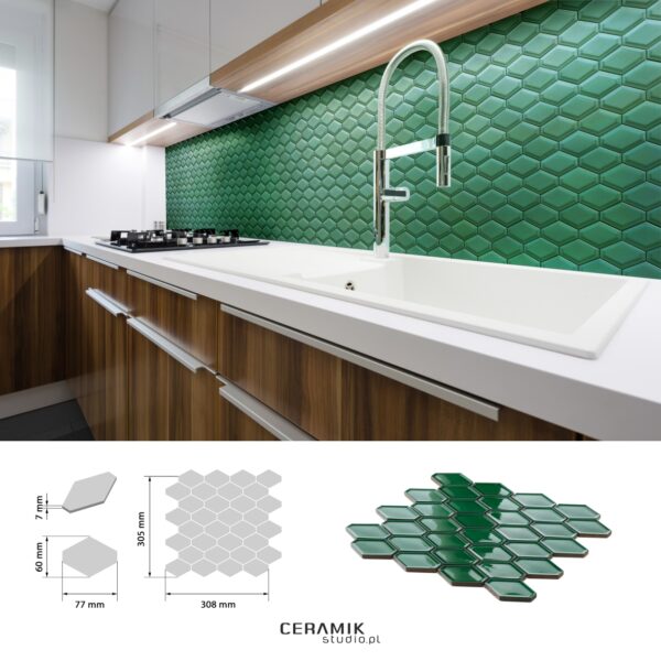 Mozaika Daring Emerald