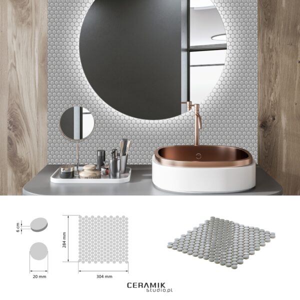 Mozaika Dots Gray
